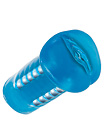 Basic Essentials Beaded Masturbator - Blue